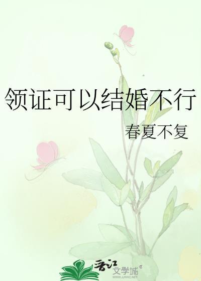 领证可以结婚不行晋江