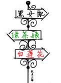 白莲花黑女配绿茶女男主