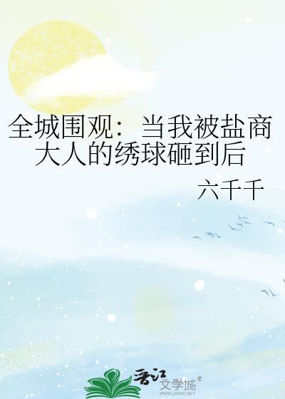 全城围观：当我被盐商大人的绣球砸到后